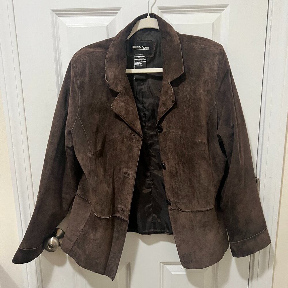 Brandon Thomas Brown Leather Jacket